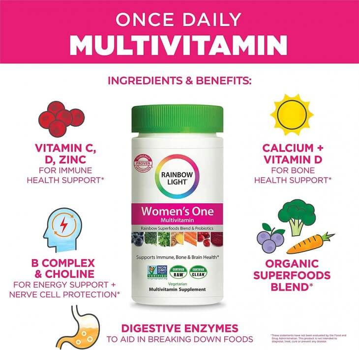 Rainbow Light Womens One Multivitamin