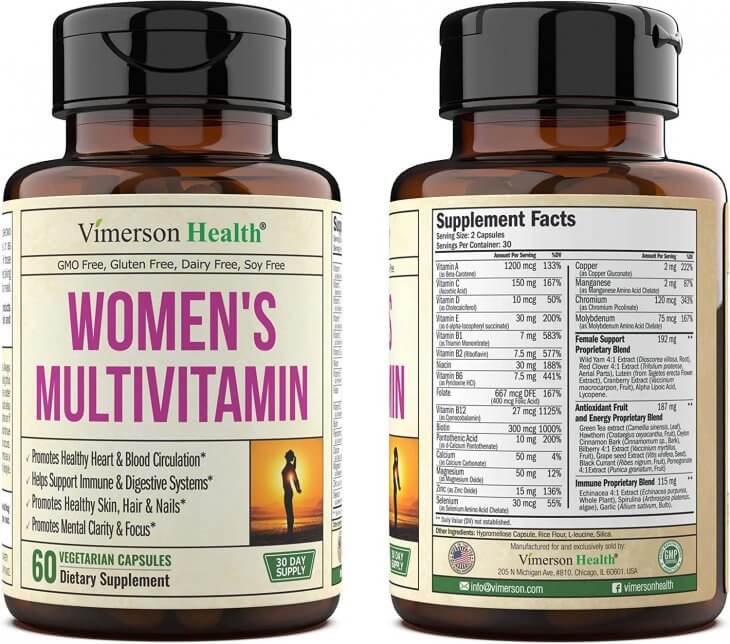 Vimerson Health Womens Daily Multivitamin