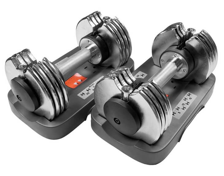 bayou fitness adjustable dumbbells