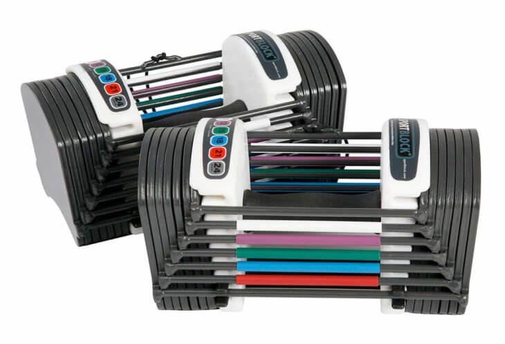 powerbloc sport 24 pound dumbbell set