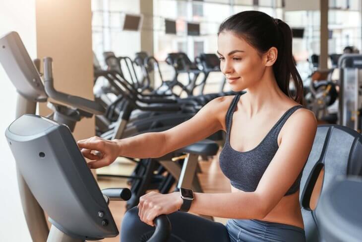 Recumbent Exercise Bike Media