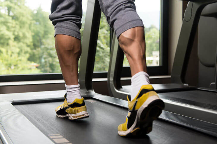 running muscular development