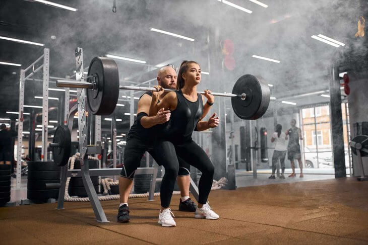 Squat With Trainer